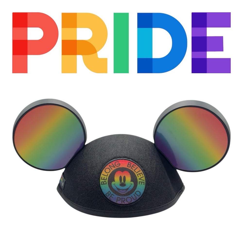 Disney Pride Mickey Mouse Official Park Ears NWT